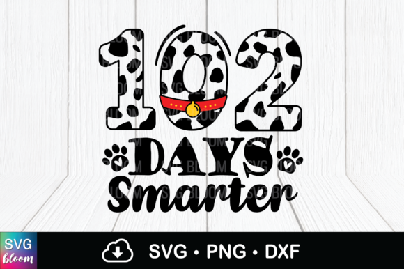 102 Days Smarter Back to School Svg Png: A Versatile Digital Asset for Creative Projects
