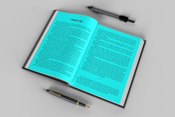Back to School Book Pages Mockup