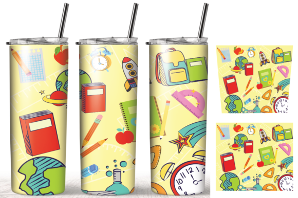 Back to School Coffee Tumbler Design