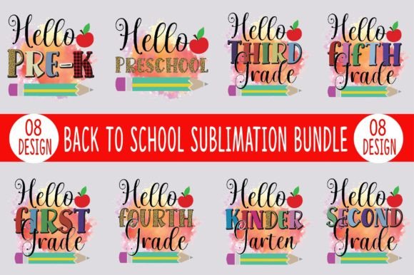 Back to School Sublimation Bundle PNG