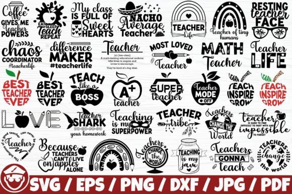 Back to School Teacher Life X34 BUNDLE