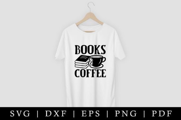 Books Coffee SVG, Back to School SVG