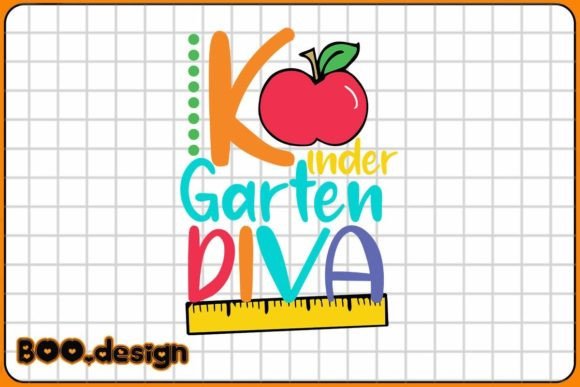 Kindergarten Diva Back to School SVG: A Versatile Design for Creative Projects