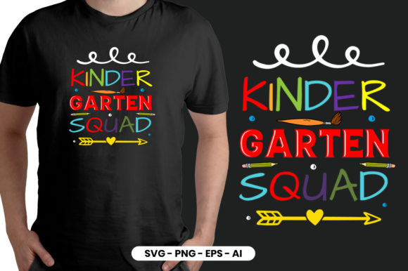 Kindergarten Squad Funny Back to School